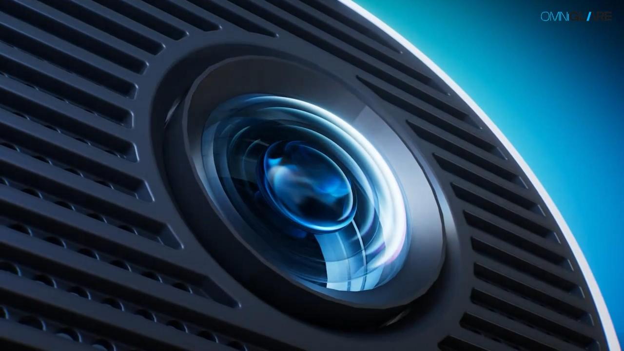 Load video: OmniGlare™ - Hy300 Pro Projector - Demo video